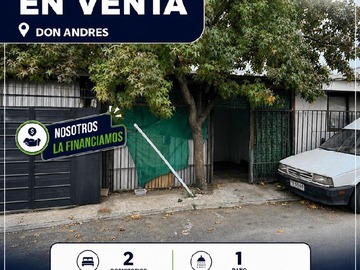 Casa en venta en Don andrés, Talca - 2 dormitorios, 1 baño