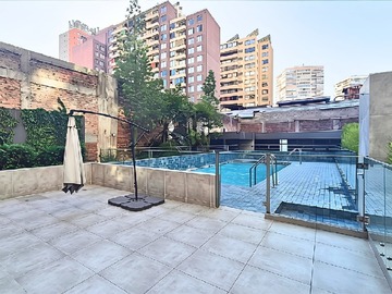 Departamento en arriendo mensual en Carmen, Santiago - 2 dormitorios, 2 baños