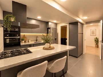 Departamento en venta en Manquehue, Las Condes - 3 dormitorios, 3 baños