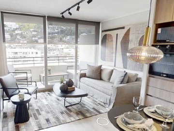 Departamento en arriendo mensual en 50% Desc 1er Mes 1D+1B con Terrraza, Av. Perú (165089), Recoleta - 1 dormitorio, 1 baño