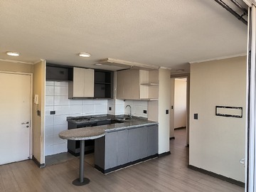 Departamento en arriendo mensual en Encantador dpto frente al parque victor jara, San Miguel - 2 dormitorios, 1 baño