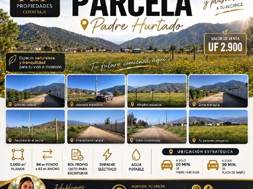 Parcela en venta en Parcela en Venta, Padre Hurtado