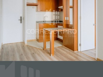 Departamento en venta en Departamento con 1d + 1b. Cercano a metro, Santiago - 1 dormitorio, 1 baño