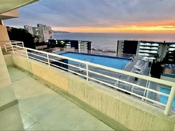 Departamento en venta en Edmundo Eluchans, Viña del Mar - 2 dormitorios, 2 baños