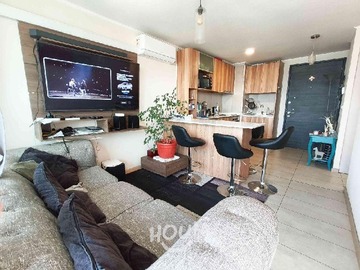 Departamento en arriendo mensual en Walker Martínez, La Florida - 2 dormitorios, 2 baños
