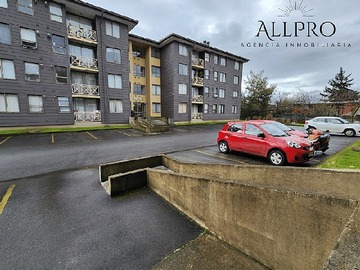 Departamento en venta en Espectacular depto. Condominio jardín prado, temuco, Temuco - 3 dormitorios, 1 baño