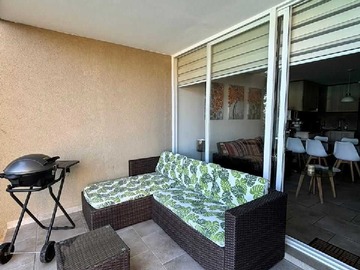 Departamento en arriendo mensual en Amplio depto. condominio Las cruces (165848), El Tabo - 3 dormitorios, 2 baños