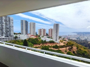 Departamento en arriendo mensual en Viña del Mar, Viña del Mar - 3 dormitorios, 2 baños