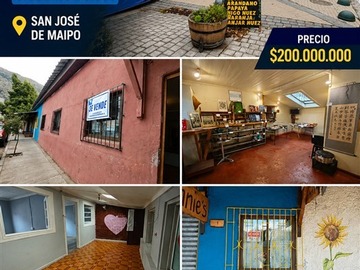 Casa en venta en Centro, plaza san josé de maipo, San José de Maipo - 3 dormitorios, 2 baños