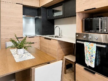 Departamento en arriendo mensual en Departamento amoblado con estacionamiento (175883), Viña del Mar - 1 dormitorio, 1 baño