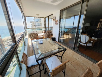 Departamento en venta en vista al mar/ 3dorm / 3 bañ/ estac/ bod (72979), Viña del Mar - 3 dormitorios, 3 baños