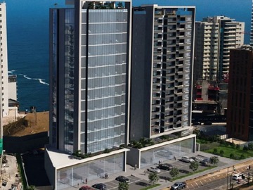 Oficina en arriendo mensual en Avenida Edmundo Eluchans 3011 Bosques de Montemar, Concón - 1 dormitorio, 1 baño