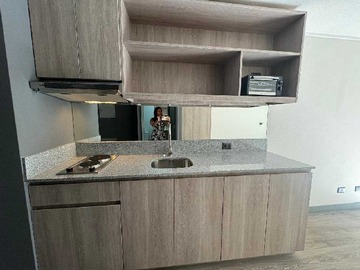 Departamento en arriendo mensual en Moderno Depto tipo estudio (171912), Santiago - 1 dormitorio