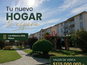 Departamento en venta en ., Macul - 3 dormitorios, 2 baños