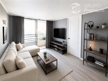 Departamento en venta en Av. Matta con Av. Viel, cercano a metro P. O'Higgins, Santiago - 1 dormitorio, 1 baño