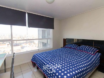 Departamento en arriendo mensual en Sargento Aldea, Santiago - 1 dormitorio, 1 baño