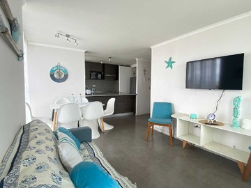 Departamento en venta en Depto. en venta frente al mar, Peñuelas (100834), Coquimbo - 3 dormitorios, 2 baños