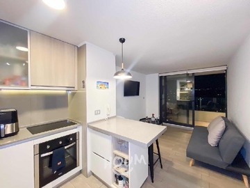 Departamento en arriendo mensual en Avenida Concón Reñaca, Concón - 1 dormitorio, 1 baño