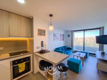 Departamento en arriendo mensual en Avenida Concón Reñaca, Concón - 2 dormitorios, 1 baño