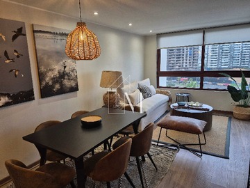 Departamento en arriendo mensual en Vive con Estilo y Comodidad en Tu Hogar (176527), Concón - 2 dormitorios, 1 baño