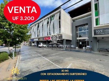 Oficina en venta en Of. c/ estac. sub. UF 3.200, Portal Las Higueras (177394), La Serena - 1 dormitorio, 1 baño