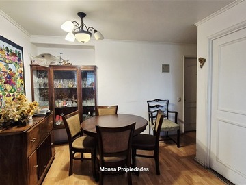 Departamento en arriendo mensual en Estación de Metro Monseñor Eyzaguirre, Ñuñoa - 3 dormitorios, 2 baños