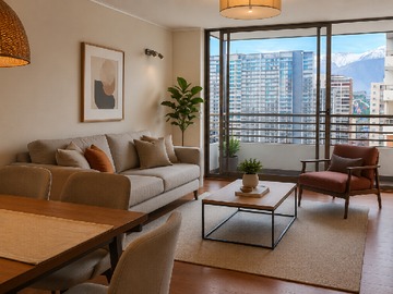 Departamento en venta en Dp. Remodelado 2D/2B, 1e/1B, A Pasos Metro Monseñor Eyzaguirre. - 2 dormitorios, 2 baños