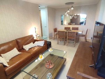 Departamento en arriendo mensual en Amplio deparatamento amoblado (162200), Calama - 3 dormitorios, 2 baños