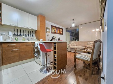 Departamento en arriendo mensual en Argomedo, Santiago - 2 dormitorios, 1 baño