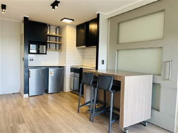 Departamento en arriendo mensual en Juan Mitjans a pasos del metro Rodrigo de Araya, Macul, Macul - 1 dormitorio, 1 baño