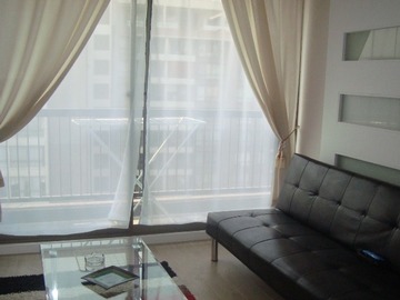 Departamento en arriendo mensual en Carmen 237, Santiago - 1 dormitorio, 1 baño