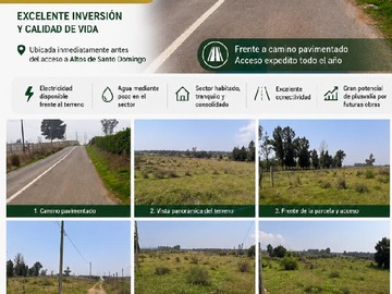 Parcela en venta en Los Eucaliptos Vecinal San Juan n1 parcela 102 San Juan , San Antonio, San Antonio