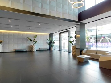 Oficina en arriendo mensual en Condominio edificios corner offices, Lo Barnechea - 1 baño