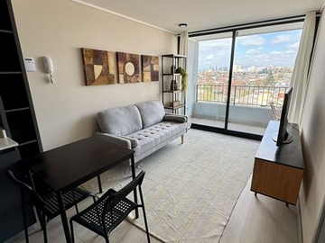 Departamento en arriendo mensual en Froilan Roa con Av. Macul, Macul - 1 dormitorio, 1 baño