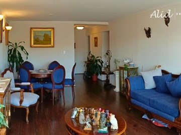 Departamento en venta en A pasos de reloj de flores, cerro castillo y centro de viña, Viña del Mar - 3 dormitorios, 2 baños