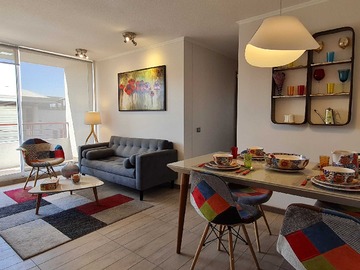 Departamento en arriendo mensual en A pasos de la Intermodal y Metro La Cisterna (68841), La Cisterna - 3 dormitorios, 2 baños