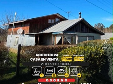 Casa en venta en {"Error":"Could Not Find A Suitable Tls Ca Ce (177016), Osorno - 5 dormitorios, 1 baño