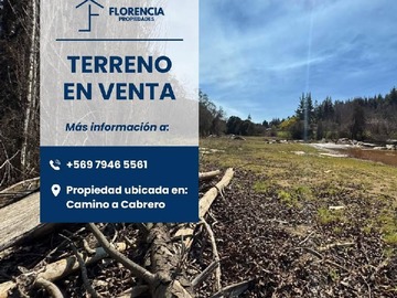 Terreno en venta en kilometro 37, camino a cabrero, Florida