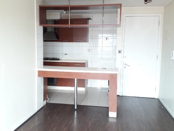 Departamento en arriendo mensual en Departamento Calle Carmne a Pasos Metro Santa Lucia - 1 dormitorio, 1 baño