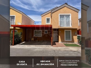 Casa en venta en Condominio parque balmaceda sur, Calama - 4 dormitorios, 2 baños