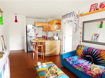 Departamento en venta en Metro Parque Bustamante / Santiago Centro, Santiago - 1 dormitorio, 1 baño