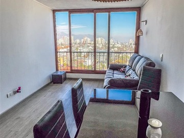 Departamento en arriendo mensual en Metro Simón Bolivar, Ñuñoa - 2 dormitorios, 1 baño