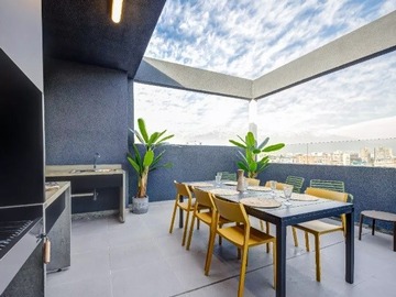 Departamento en arriendo mensual en En arriendo espectacular depto 1d1b - metro m. Montt, Providencia - 1 dormitorio, 1 baño