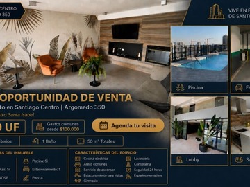 Venta / Departamento / Santiago
