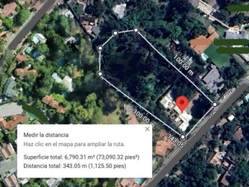 Casa en venta en Venta Sitio en El Arrayan Con Amplia Superficie Útil y Casa, Lo Barnechea