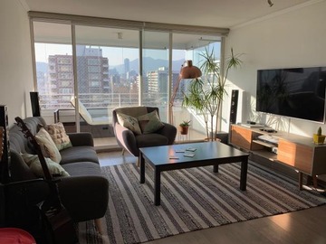 Departamento en venta en Colegio San Ignacio - Suecia, Providencia - 3 dormitorios, 2 baños