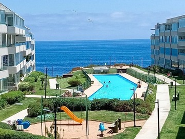 Departamento en venta en Condominio Playa Paraíso, El Tabo - 3 dormitorios, 2 baños