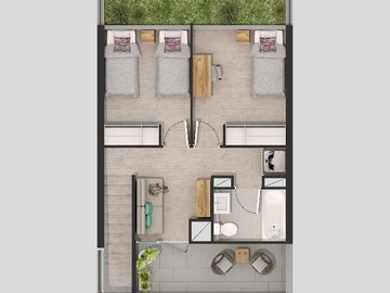 Departamento en venta en Metro Ñuñoa (72708), Ñuñoa - 3 dormitorios, 2 baños