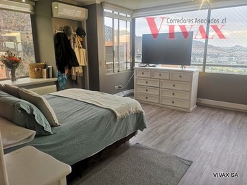 Departamento en venta en Condominio bosques de la pirámide - ciudad empresarial - colegio saint george, Huechuraba - 3 dormitorios, 3 baños