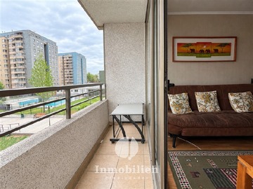 Departamento en arriendo mensual en Gran Avenida con Lo Ovalle, San Miguel - 2 dormitorios, 1 baño